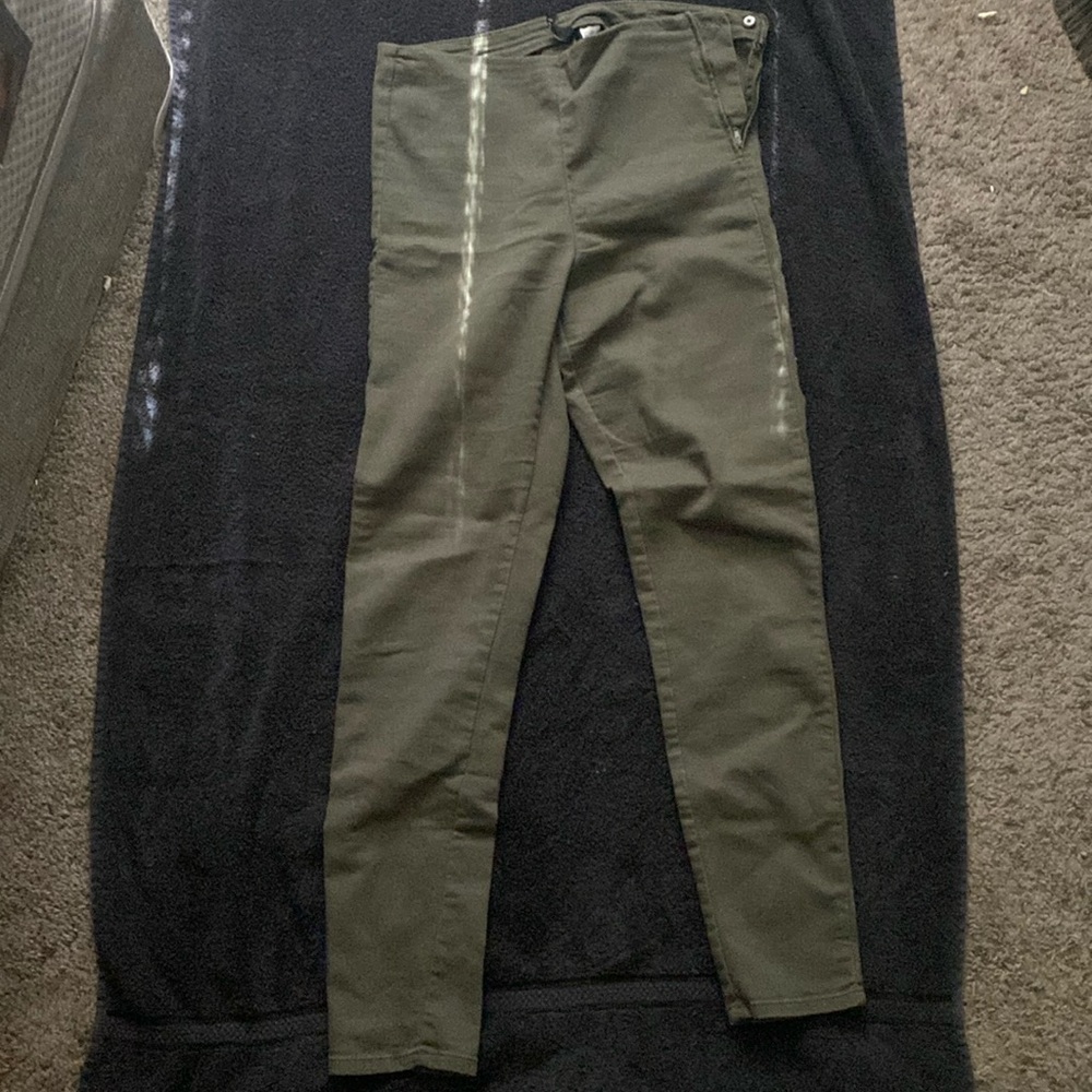 Army Green , Slacks , US Size 8, EUR Size 38